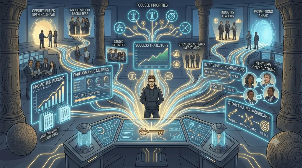 Gaming professional developing high-leverage skills to accelerate career growth in the gaming industry.