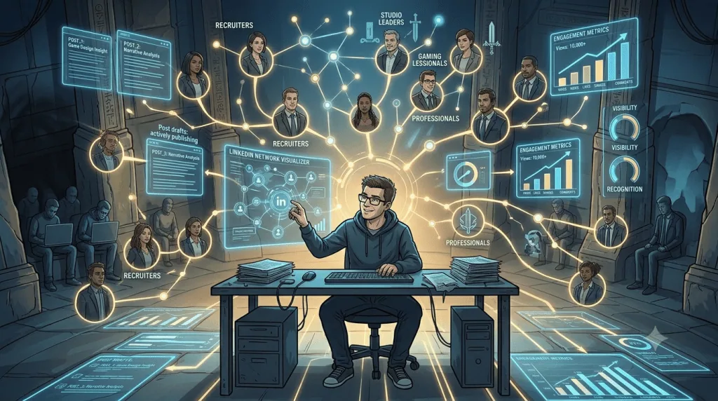 Gaming professional growing a LinkedIn audience and building visibility in the gaming industry.