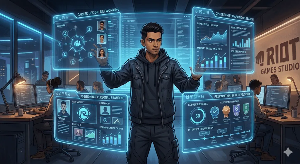 Gaming professional creating career opportunities through preparation and strategy.
