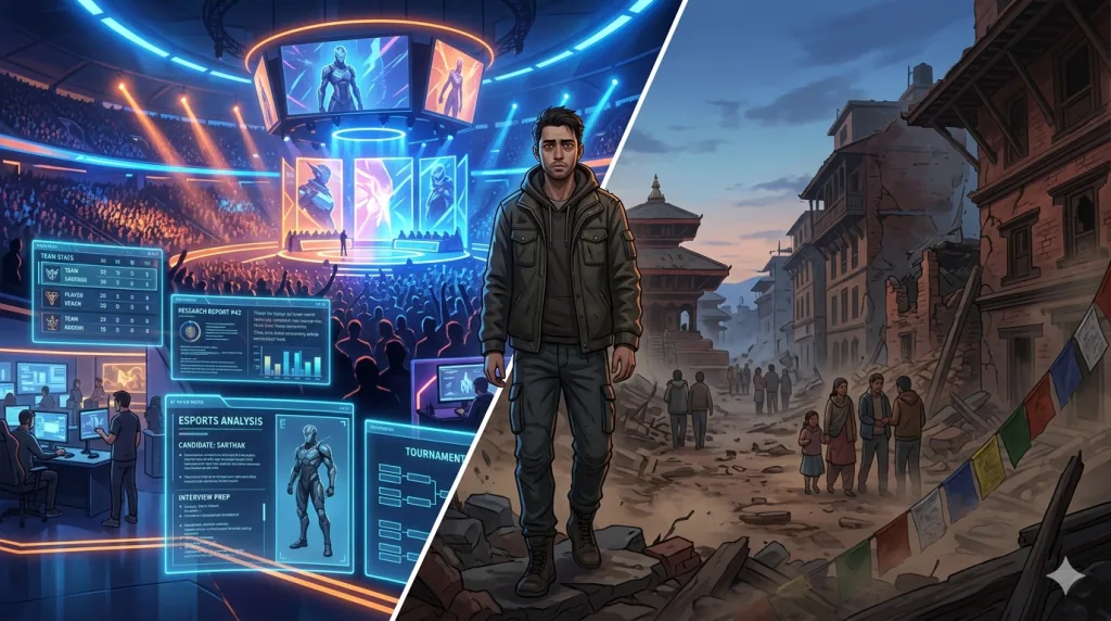 Professional transforming career direction after a life-changing crisis and pursuing a gaming industry career.