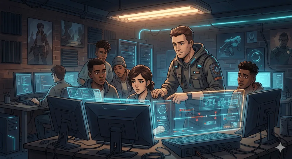 Gaming leader helping teams succeed through supportive and strategic leadership.