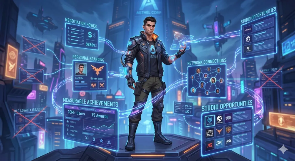 Gaming professional transforming layoffs into better opportunities and career growth.